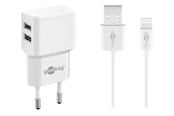 Andere Kabel - Pro Dual Apple Lightning charger set 2.4 A - 44979