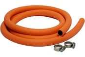 Grill und Zubehör - cozze ® Schlauch für Regler, 2,0 m & 2 x Schlauchklemmen für - 90147