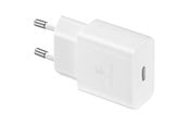 Handys - Adapter und Ladegeräte - Samsung 15W USB-C Power Adapter (no cable) - White - EP-T1510NWEGEU