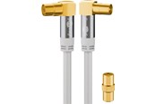 Antennenkabel - Pro TV antenna cable (135 dB) 4x shielded 5 m - 4040849704222