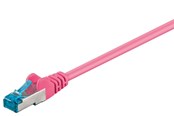 Netzwerk - Kabel - Pro LAN CAT 6A S/FTP - Rosa - 0.25m - 4040849941436