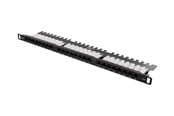 Netzwerkzubehör - Deltaco UTP Patchpanel 24xRJ45 Cat6 Krone-termin - FA-2380K-248-C6-0,5U