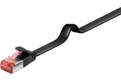 Netzwerk - Kabel - Pro LAN CAT 6 flat - Schwarz - 0.25m - 4040849942297
