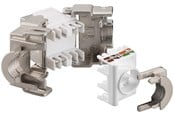 Netzwerk - Kabel - Pro Keystone module RJ45 CAT 6A STP - Silber - 4040849959004