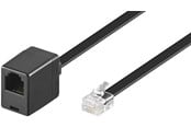 Netzwerk - Kabel - Pro Modular telephone extension cable - Schwarz - 3m - 4040849682636
