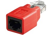 Netzwerk - Kabel - Pro 5e RJ45 cross-over modular adapter CAT 5e - Rot - 4040849689123