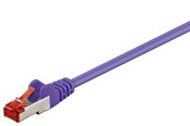 Netzwerk - Kabel - Pro LAN CAT 6 S/FTP - Lilla - 1 meter - Lila - 1m - 4040849955860