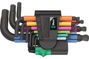 Haus & Garten - Wera 950/9 Hex-Plus Multicolour 2 Allen Allen key set 9-piece - 05133164001