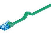 Netzwerk - Kabel - Pro LAN CAT 6A U/UTP flat - Grün - 5m - 4040849963414