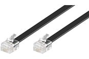 Netzwerk - Kabel - Pro Modular telephone cable - Schwarz - 3m - 4040849503214