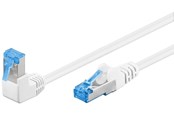 Netzwerk - Kabel - Pro LAN CAT 6A S/FTP 90° - Weiß - 0.25m - 4040849515620