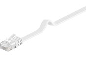 Netzwerk - Kabel - Pro LAN CAT 6 Flat U/UTP - Weiß - 1m - 4040849951923