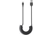 USB Kabel - Pro Micro USB charging and sync cable spiral cable - 4040849623349
