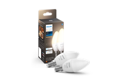Smart-Home - Philips Hue White E14 B39 Candle Light - 2-pack - 929003021102