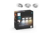 Smart-Home - Philips Hue Adore Bathroom Recessed Downlight - Chrome - 3-pack - 929003807901