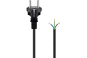 Stromkabel (Extern) - Pro Safety plug cord for assembly 2 m black - 4040849947018