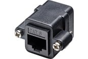 Netzwerk - Kabel - Pro RJ45 mounting adapter with mounting flange black - Schwarz - 4040849813658