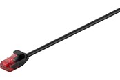 Netzwerk - Kabel - Pro CAT 6 slim patch cable U/UTP black - 4040849937507
