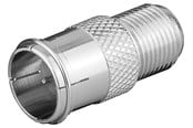 Audio Kabel - Pro F-adapter: F male (Quick) > F female - 4040849113703
