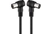 Antennenkabel - Pro Angled antenna cable (<70 dB) 2x shielded 1.5m - 4040849115257