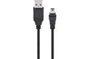 USB Kabel - Pro Mini USB sync and charging cable Black - 4040849467127