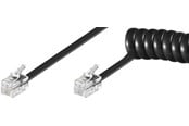 Telefon-Kabel - Pro Phone handset spiral cable CCA (copper-clad aluminium) - 4040849502705