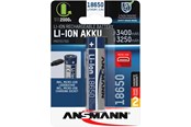 Batterien und Akkus - ANSMANN 1 Ansmann Li-Ion 18650 3400mAh 3.6V Micro-USB - 1307-0003