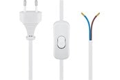 Stromkabel (Intern) - Pro Euro cord for assembly with switch 1.5 m white - 4040849513497