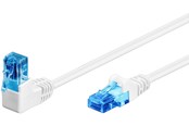 Netzwerk - Kabel - Pro LAN CAT 6A U/UTP 90° - Weiß - 1m - 4040849515361