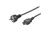 Stromkabel (Intern) - Pro Power Cable C5 (Mickey Mouse) - Black - Straight - 1 m - PC-C5S-1M-B