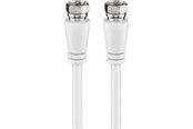 Antennenkabel - Pro SAT antenna cable (class A+ >95 dB) 3x shielded 1m - 4040849588143