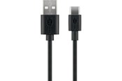 USB Kabel - Pro USB-A <-> USB-C - 3m - USB 2.0 - Schwarz - PUSB2.0-AC-BLK-3M