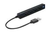 USB-Hubs - Speed-Link SPEEDLINK SNAPPY SLIM USB-Hubs - 4 - Schwarz - SL-140000-BK
