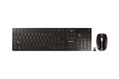 Tastaturen - Cherry DW 9000 SLIM - Tastatur & Maus Set - Deutsch - Gold - JD-9100DE-2