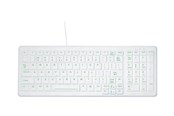 Tastaturen - Cherry MedicalKey - Tastatur - Deutsch - Weiss - AK-C7000F-U1-W/GE