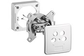 Zubehör (Halterungen, Steckdosen etc.) - Pro 4-way antenna-wall-socket set - 4040849670893