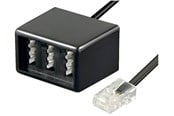 Netzwerk - Kabel - Pro TAE adapter - Schwarz - 0.2m - 4040849680243