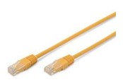Netzwerk - Kabel - DIGITUS CAT 5e patch cable U/UTP yellow - Gelb - 0.5m - DK-1511-005/Y