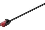 Netzwerk - Kabel - Pro LAN CAT 6 slim U/UTP - Schwarz - 2m - 4040849937156