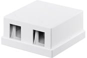 Kabelkanal / Kabelschlauch - Pro Keystone empty housing 2 port - 4040849793660