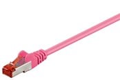 Netzwerk - Kabel - Pro LAN CAT 6 S/FTP - Rosa - 0.5m - 4040849954658