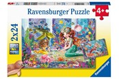 Puzzle - Ravensburger Mermaid Tea Party 2x24p - 51472