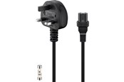 Zubehör (Halterungen, Steckdosen etc.) - Pro UK - power supply cord 1.8 m black - 4040849939594