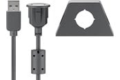 USB Kabel - Pro USB-A <-> USB-A - 0.6m - Schwarz - 4040849954443