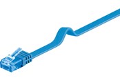 Netzwerk - Kabel - Pro LAN CAT 6A U/UTP flat - Blau - 5m - 4040849963391