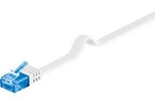 Netzwerk - Kabel - Pro LAN CAT 6A U/UTP flat - Weiß - 15m - 4040849963803