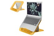 Systemzubehör - Leitz Ergo Cosy Höhenverstellbarer Laptopständer, 80% Recycelter Kunststoff, Warmes Gelb - 64260019