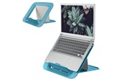 Systemzubehör - Leitz Ergo Cosy Höhenverstellbarer Laptopständer, 80% Recycelter Kunststoff, Sanftes Blau - 64260061