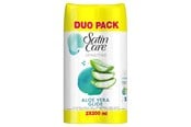 Rasierapparate - Satin Care Zubehör Aloe Vera 2x200 ml Twinpack - 7702018601899