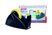 Klebeband und Kleber - tesa Easy Cut Schwarzer Tisch-Klebebandabroller - 57422-00001-02